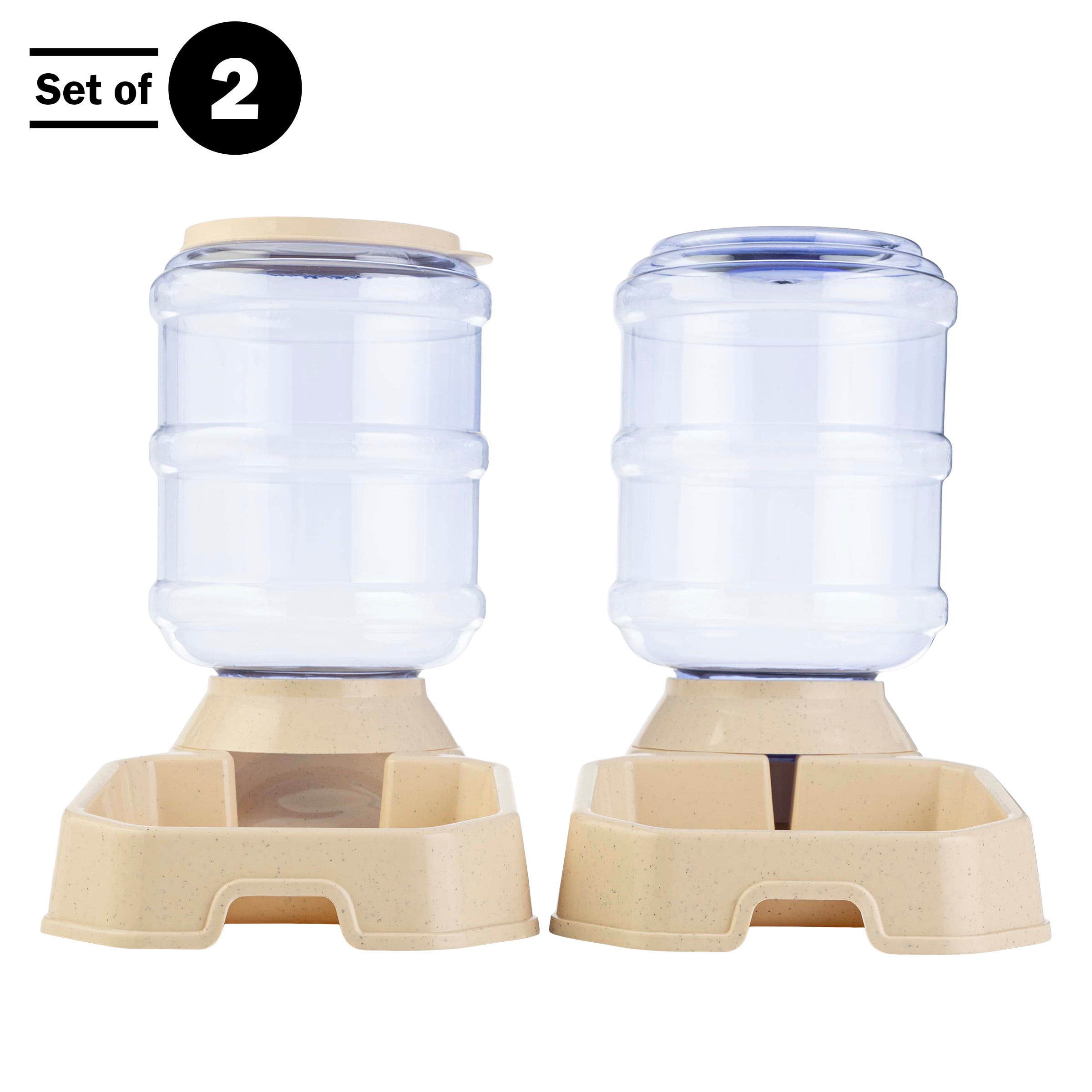 PETMAKER 3.8L/1G Automatic Cat Feeder and Water Dispenser for Dogs and Cats
