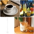 thumbnail image 6 of KALLORY Swizzle Sticks Transparent Plastic 100Pcs 3.93X0.47X0.08in For Coffee Shop Use, 6 of 10