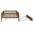 thumbnail image 5 of Triple Tree Wooden Full Daybed with Trundle, Walnut, 5 of 7