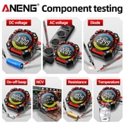 ANENG Smart Digital Multimeter 626 6000 Counts, AC/DC Voltage/Current, Resistance, Capacitance, Temperature, NCV Tester 1 Pack