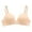 Beige, variant on oqasdz Womens Bras Comfort Cordless Backless Spongeless with Convertible Shoulder Straps Gathering Bra