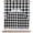 Black, variant on Orange Plaid Kitchen Swag Valance for Window, Rod Pocket Short Kitchen Curtains 36 Inch Length, Gradient Geometric Buffalo White Checkered Swag Topper Small Window Treatment for Cafe Bedroom