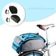 thumbnail image 4 of Bike Rear Storage Bag Large Capacity Pack Mountain Bike Rear Bicycles Mount Cycling Pouch Portable Riding Polyester Pocket Bags for Racing Black, 4 of 7