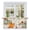 Beige, variant on Sage Green Pumpkins Kitchen Curtains 63 Inch Length, Thanksgiving Leaves Autumn Fall Tiers Curtains for Living Room Berdoom Bathroom, Light Filtering Drapes Window Treatment 2 Panels 42"Wx63"L