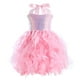thumbnail image 1 of Vestido Suppromo de tul rosa para cumpleaños para niñas de 7 a 8 años, 1 of 7