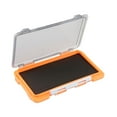 thumbnail image 2 of figatia Fishing Tackle Box Compact Fly s Box for Saltwater Fishermen Gift Camping Orange, 2 of 8