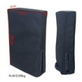thumbnail image 6 of Game Console Dust Cover Protector Game Console Vertical Dust Cover Oxford Cloth Game Console Dust Cover Protector for PS5 Black Grey, 6 of 6