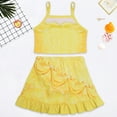 thumbnail image 2 of Girls Two Piece Swimsuits Princess Mermaid Jasmine Aurora Tankini Bathing Suits Size 3-8, 2 of 6