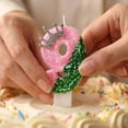 thumbnail image 3 of Birthday Number Candle, Glitter Rhinestone Crown, 1 Piece,Suitable for Kid Princess Birthday Party Cake Decoration, 3 of 5