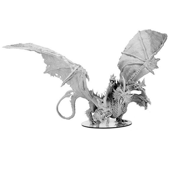 D&D Nolzur's Marvelous Miniatures: Gargantuan Tiamat - Unpainted Dungeons & Dragons Fingurine