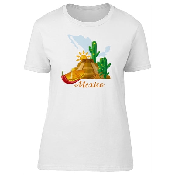 Chichen Itza Mexico Mariachi T-Shirt Women -Image by Shutterstock, Female Medium