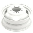 thumbnail image 3 of For 2007-2025 Ford E-350 DRW 16 Inch Powder-Coated White Steel - Genuine OEM Rim - Road Ready Van Wheel, 3 of 9