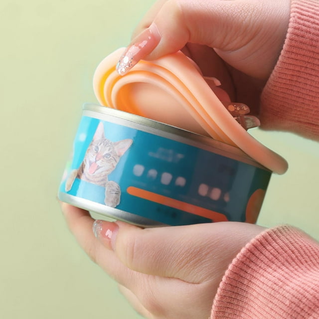Universal Size Pet Food Can Lid, Strong Durable TPR Leakproof, Keep Freshness, Easy to Use, Portable for Home Travel