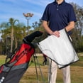 thumbnail image 4 of OULII Golf Bag Rainproof Cover Transparent Plastic and Nylon Material for Outdoor Use, 4 of 8