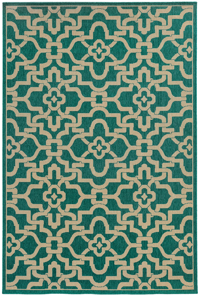 Tommy Bahama Seaside Area Rugs 3361L Contemporary Teal Diamonds