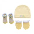 thumbnail image 1 of EYIIYE Baby Cap Sock Mitten Suit, Beanie Cap, Soft Mitten, Cartoon Socks, 1 of 1