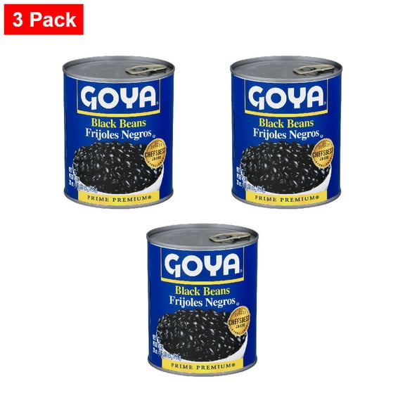 Goya Black Beans 29 oz - 3 Pack