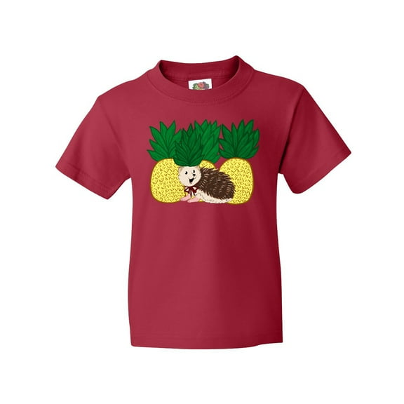 Inktastic Pineapple Hedgehog Youth T-Shirt