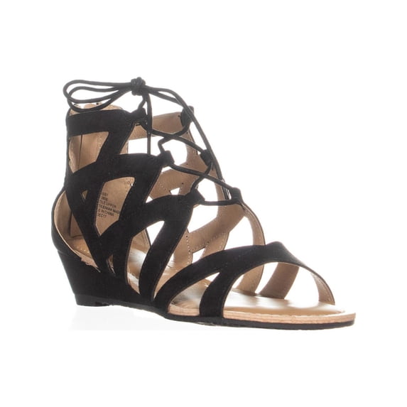 Womens ESPRIT Chrissy Gladiator Sandals, Black, 7 US