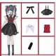 thumbnail image 4 of Disfraz de Cosplay para niña, juego de falda de cuero con peluca, zapatos, uniforme JK de Anime, Abyss, KAngel, Ame Chan, 4 of 4