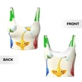 thumbnail image 5 of Lsque Pikmin Printed Women'S Sports Bra, Compression, Moisture Wicking, High-Impact Sports Bra For Women,Supportive sports bra-Large, 5 of 9