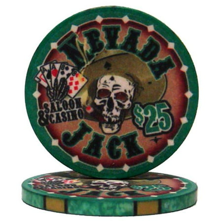 Brybelly CPNJ-Dollar 25 25 Dollar Nevada Jack 10 g Ceramic Poker