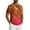 Hot Pink_014, variant on Domuza Summer Streetwear Causal T Shirts for Men Ombre Tropical Print Crewneck Short Sleeve Tee Shirts Tops Deep Red S