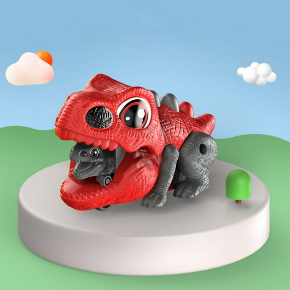 KYAIGUO Baby Car Toys Kids Dinosaurs Catapult Car Toys Toddler Learning Inertia Car Toys for Boys Age 3