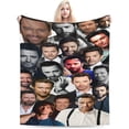 thumbnail image 2 of Blanket Hugh Jackman Soft and Comfortable Wool Fleece Throw Blankets Gift for Home Decoration Sofa Office car Camping Yoga Travel Home Decoration Cozy Plush Beach, 2 of 5