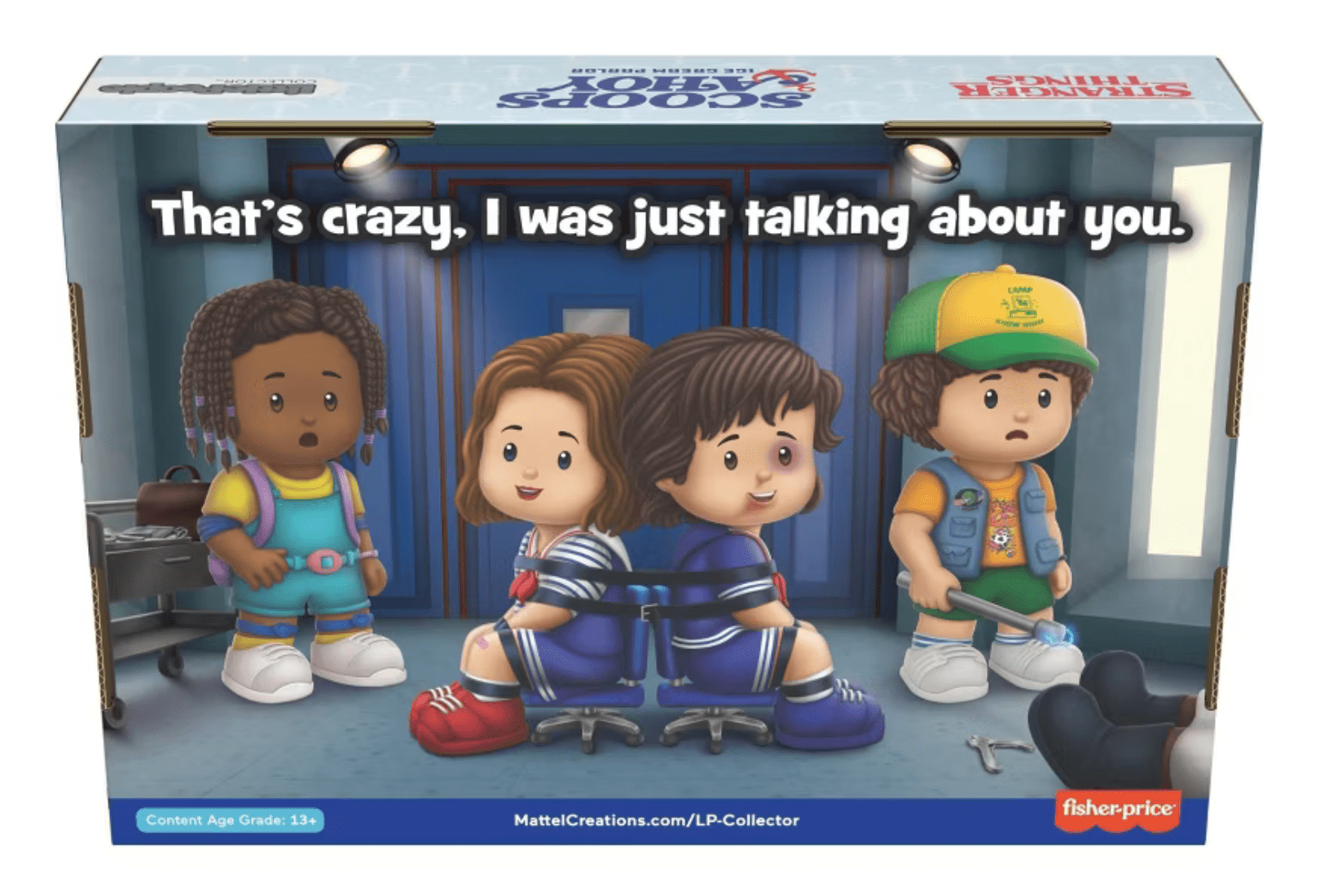 SF・ファンタジー・ホラー Fisher-Price LittlePeople StrangerThings Fisher-Price Little People Collector Stranger Things Figures, 4