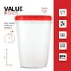 thumbnail image 3 of Contenedores para congelador Tafura, 1 litro (32 oz), paquete de 10 con tapas giratorias, 3 of 7