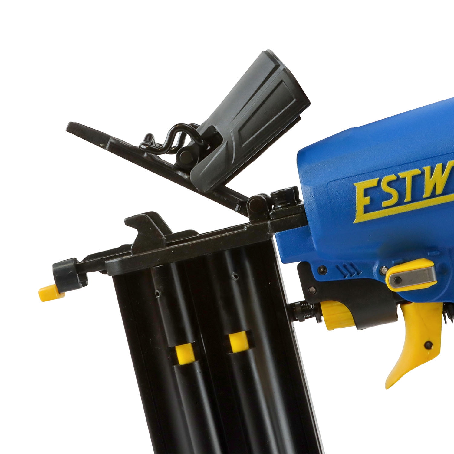 Estwing EBR50 Pneumatic 18-Gauge 2" Brad Nailer with Metal Belt Hook, 1/4" Swivel Fitting and Bag