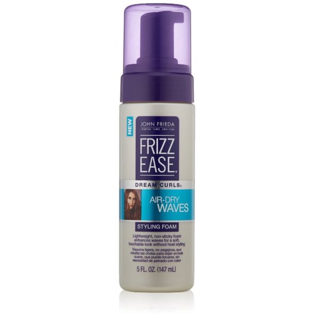 John Frieda Frizz Ease Dream Curls AirDry Waves Styling Foam 5 oz