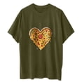 thumbnail image 5 of Fesfesfes T Shirts for Women Loose Fit Women's Short Sleeve Summer Beach Printed Casual Top Pullover T-shirt Womens Basics Top L(US:8), 5 of 7