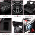 thumbnail image 2 of Juiluna 12V Ride on UTV Car, Licensed Can-Am Electric Off-Road UTV Car, Kids Truck w/Remote Control, Large Seat, Music, LED Lights, Spring Suspension, Ride on Toy for Boys Girls, 2 of 7