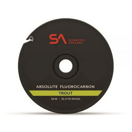 UPC: 0840309135481 | Scientific Anglers Absolute Trout Fluorocarbon Tippet 30M Spool 4X
