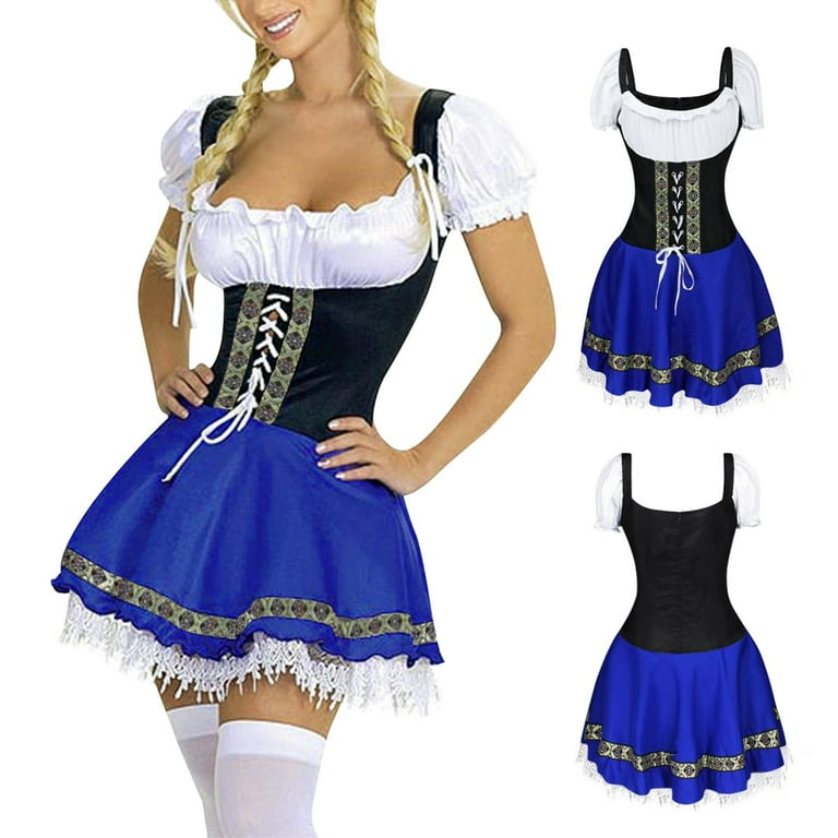 CFXNMZGR Women s Halloween Oktoberfest Dress Body Sculpting Stage
