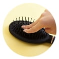 thumbnail image 3 of Brosse Démêlante Paddle, Poignée Texturée Facile à Saisir Coussin Paddle Brosse Ronde pour Cheveux Longs et Raides, 3 of 8