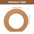 thumbnail image 5 of Dytern DIY 2PCS DIY Wooden Mirror Hand Painting Mirror Unfinished Tabletop Round Mirror, 5 of 10