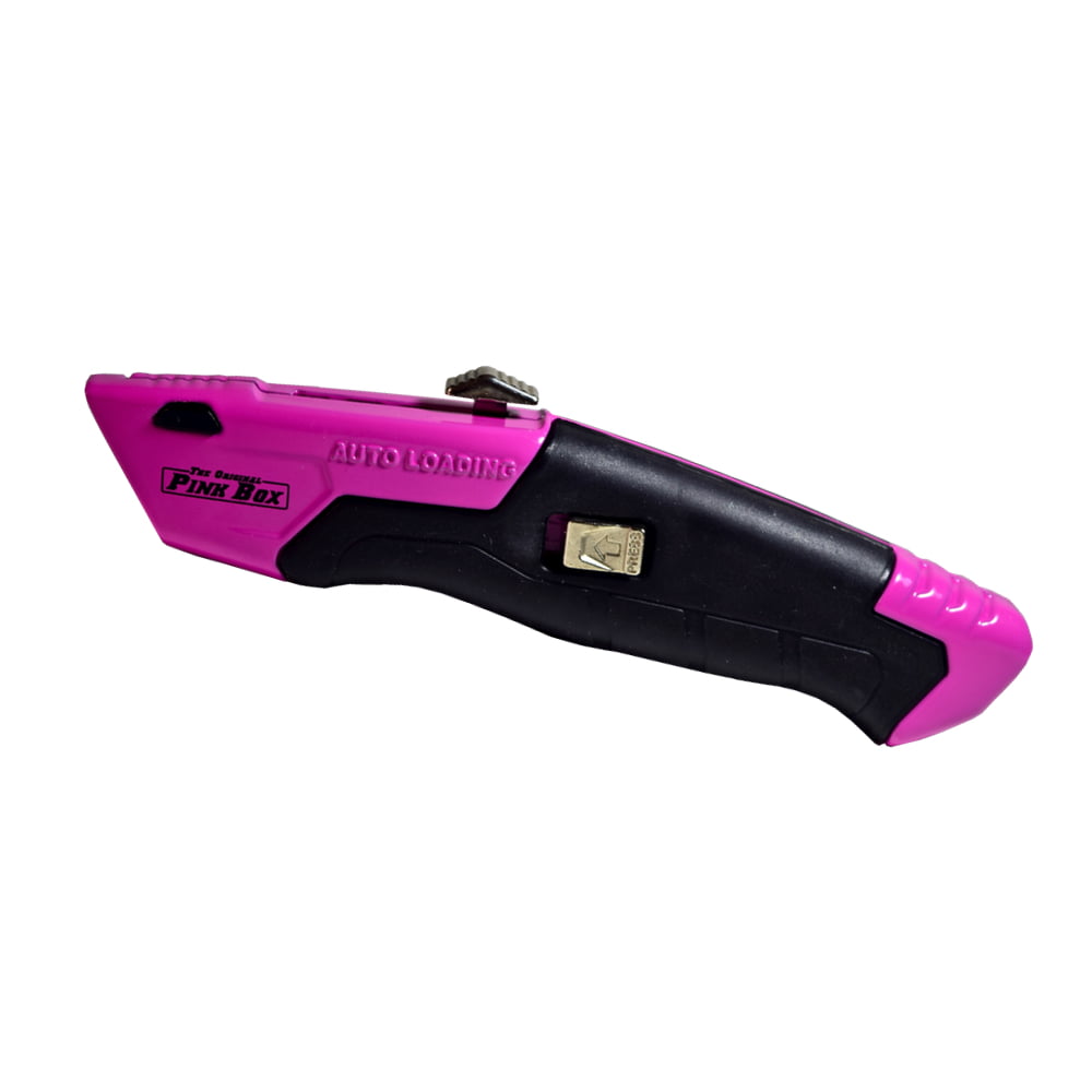 Pink Stationery Knife Or Boxcutter Stock Photo - Download Image Now -  Blade, Cut Out, Cutting - iStock