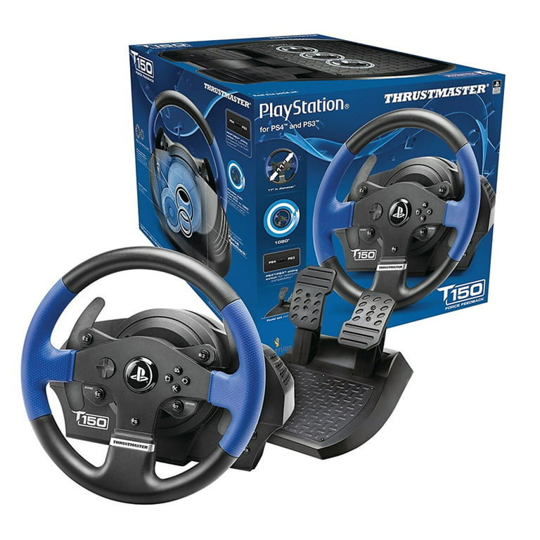 Thrustmaster Racing Wheel and Pedal Set with Shifters for PS4 and PC Walmart.com