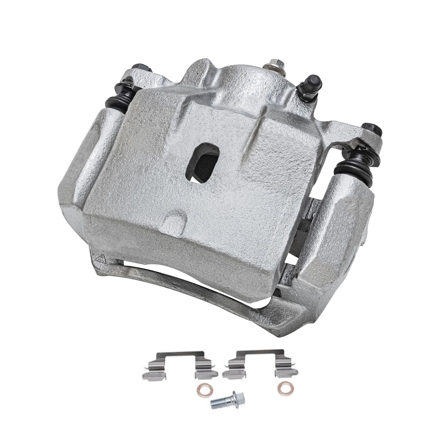 Detroit Axle - Front 2pc Brake Calipers for 04-12 Chevy Malibu Pontiac G6 Solstice Saturn Aura Sky, 2 Disc Brake Calipers Replacement 2004 2005 2006 2007 2008 2009 2010 2011 2012