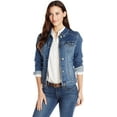 thumbnail image 1 of Wrangler Authentique Veste en Jean pour Femmes, Patinée, Grande, 1 of 2