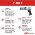 thumbnail image 4 of Ingersoll-Rand 114GQC Air Hammer With Quick Change And Chisel Set, 4 of 8