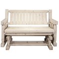 thumbnail image 4 of Montana Woodworks Homestead 19" Handcrafted Transitional Wood Glider in Natural, 4 of 4