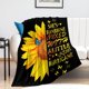 thumbnail image 1 of LHSHID Sunflower Blanket Beautiful Sunflowers Throw Blanket Soft Flannel Lightweight Blanket Gifts for Women Kids Adults 50"x60", 1 of 7