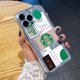 thumbnail image 3 of Para iPhone 13 Pro Max 14 12 11 XR 8 7 SE 2022 Moda Starbucks Transparente TPU Gel Funda Cojín De Aire Borde Cuadrado Anti-Caída Cubierta, 3 of 4