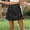 Black, variant on PYGNJK Women's Plus Size Printed Skirts High Waist Underneath Boho Tiered Flowy Tennis Skirts Casual Mini Skirt