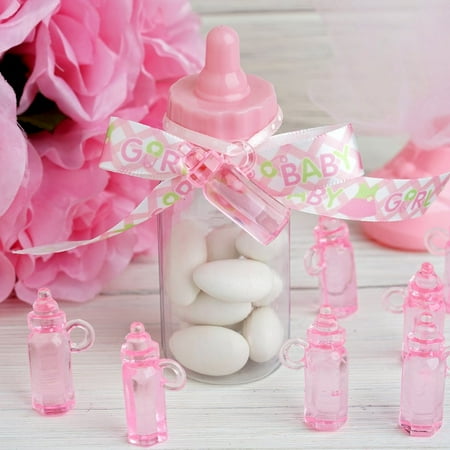 Balsacircle 144 Pcs Plastic Bottles Baby Shower Favors Birthday