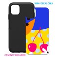 thumbnail image 2 of DistinctInk Custom SKIN / DECAL compatible with OtterBox Symmetry for iPhone 11 Pro MAX (6.5" Screen) - Summer Vibes Bold Flower Chery Pink Yellow, 2 of 5